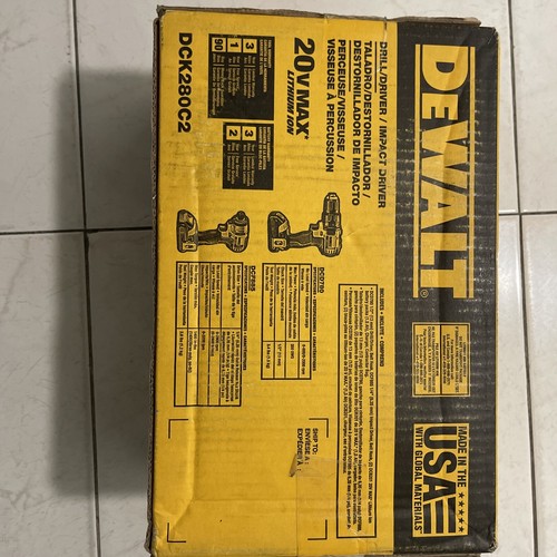 Kit Combinado Inalámbrico Dewalt DCK280C2, 1.5A/h., 20V Max - Imagen 3 de 4