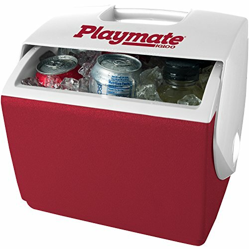 Igloo Red Playmate Pal 7 Quart Personal Sized Cooler White, 11.75 x 8.25 x... - Afbeelding 3 van 5