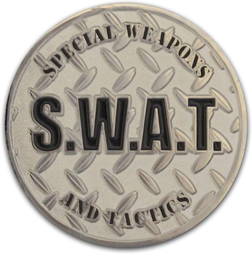 SWAT Special Weapons And Tactics Challenge Coin - Picture 3 of 7