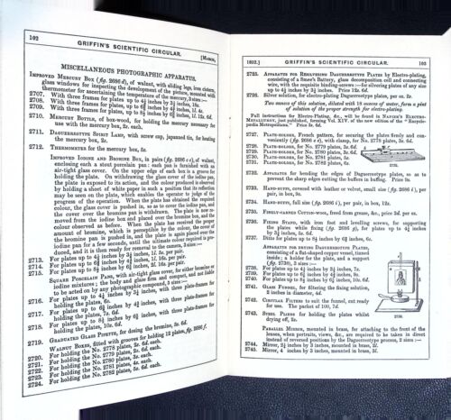 1852 Griffin's Scientific Circular Photographic Microscope Catalog Reproduction - Picture 4 of 7