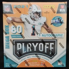 2021 Panini Playoff NFL Football Mega Box 80 Cards Brand New Factory Sealed