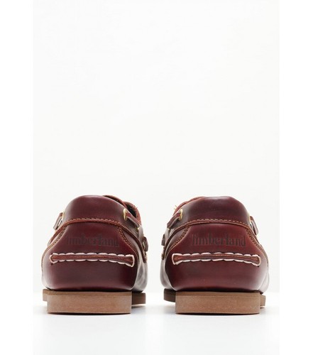 TIMBERLAND DAMEN 2-ÖSEN KLASSISCHE BOOT LEDER SCHUHE WEINROT VOLLNARBIG 72333 - Bild 4 von 8