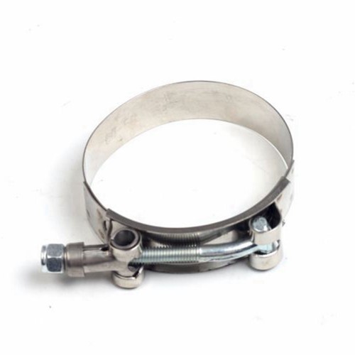 301 Stainless Steel zinc coated T-Bolt Clamp Intercooler Silicone Hose Turbo - Foto 4 di 4
