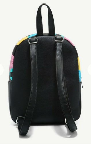 Demon Slayer Patchwork Anime Mini Zaino Borsa Tanjiro Nezuko Zenitsu NUOVO - Foto 3 di 4