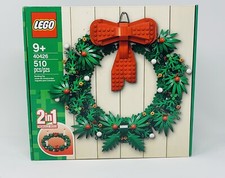 NIB Lego #40426 Christmas Wreath Bow 2-in-1 set/510 pieces