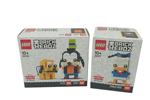 ⚡LEGO® BrickHeadz 40378 Goofy Pluto + 40377 Donald Duck NEU OVP Disney Kinder⚡ - Bild 2 von 7