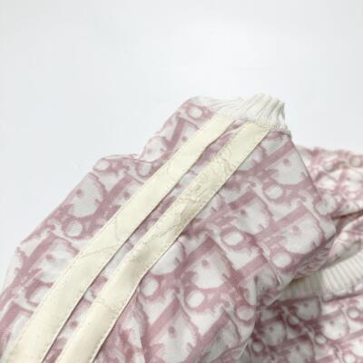 Christian Dior Trotter Cardigan Jacket Rayon Size 38 Pink Long
