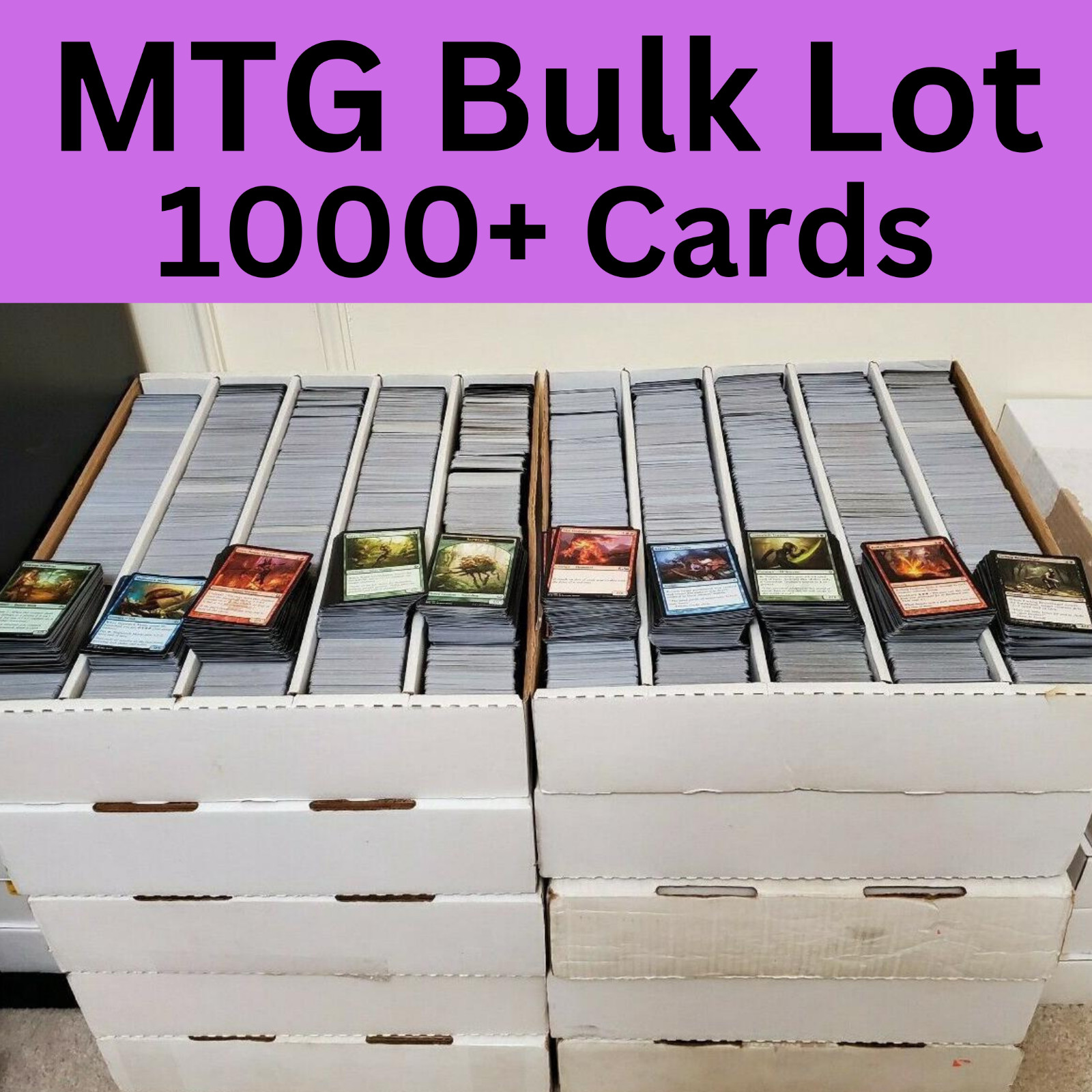 MAGIC THE COLLECTION 1000 TARJETAS LOTE DE TRABAJO MTG A GRANEL SIN CLASIFICAR - PAQUETE MTG