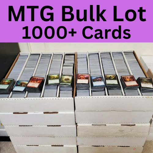 MAGIC THE GATHERING SAMMLUNG 1000 UNSORTIERTE BULK MTG RESTPOSTEN KARTEN - MTG KONVOLUT