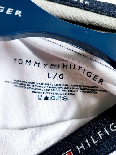 Tommy Hilfiger 3-pair Boyshorts 3pk cotton panties Womens Size L XL Blue Red - Picture 3 of 5