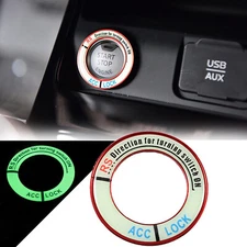 Nightglow Car Interior Ignition Engine Start Stop Push Button Decal Sticker 31mm
