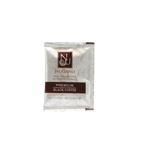 12 x Nugano Black Coffee 100% Organic Ganoderma Lucidum Reishi Dark DHL EXPRESS - Picture 6 of 14