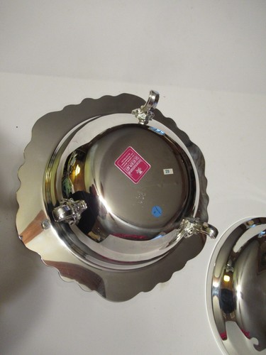 International Silver Company Covered Dish Countess 6262 w/ Pyrex Bowl cc-23 - Picture 12 of 17