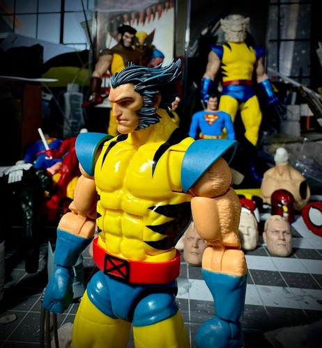 1/12 Wolverine Logan unmasked JL Ver 2025 custom headsculpt (Mafex/ML size) - Picture 5 of 7