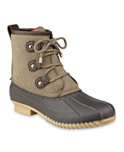 Tommy Hilfiger Women's Reanna Lace-up/Side zip Duck Boot Shoes NWB New - Picture 2 of 8