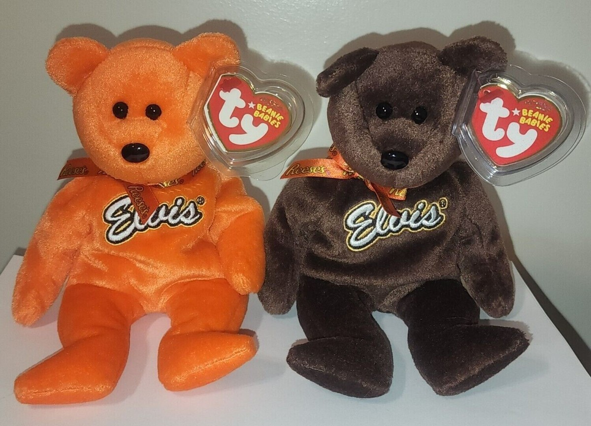 Ty Beanie Baby Set of Elvis COCO PRESLEY Bears (Walgreens Exclusives) NEW  MWMT