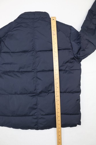 $225 Calvin Klein Men’s Stretch Moto-Style Puffer Jacket Navy Size S Breathable - Picture 16 of 16