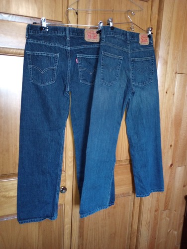 14 in boys size (or girls) TWO PAIRS of Levis 550 Jeans Relaxed fit 27x27 cotton - Picture 24 of 24