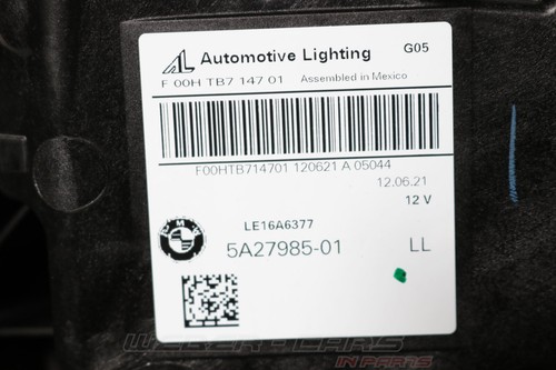 63119850411 LED Scheinwerfer Steuergeräte KOMPLETT NEU OEM BMW X5 G05 25d M50dX - Bild 14 von 14