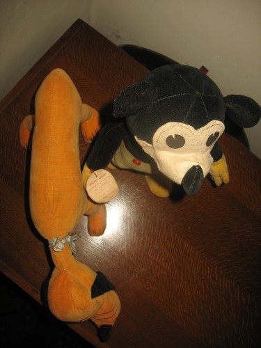 MICKEY MOUSE & PLUTO DOG DEANS RAG BOOK DOLLS 1930s tag & tail RARE WALT DISNEY - Picture 17 of 24