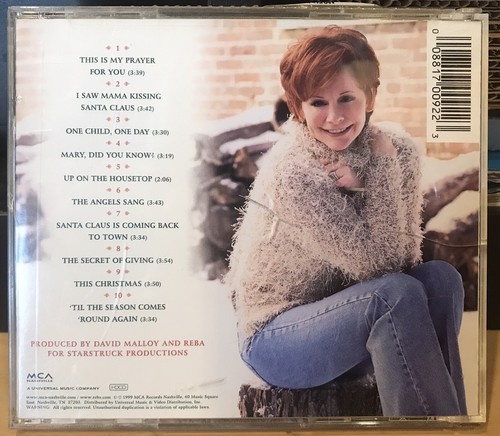 EXC CD~REBA MCENTIRE~Secret of Giving: A Christmas Collection (2002) - Imagen 2 de 3