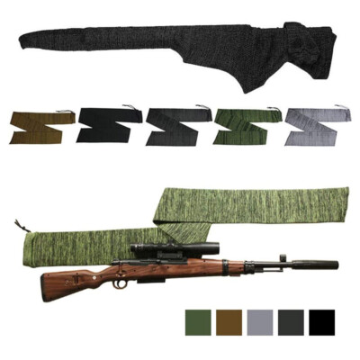 1-12 pcs 54'' Silicone Treated Gun Sleeve Shotgun Sock Protection Storge Sleeve