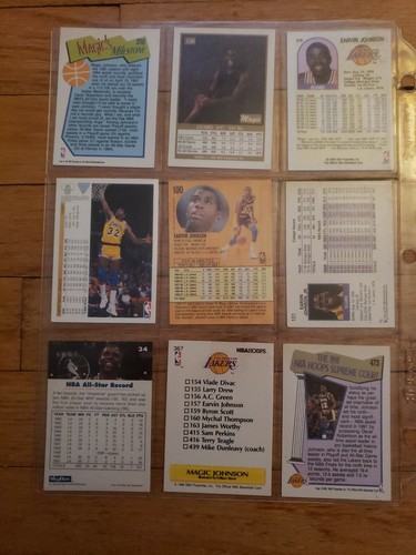 Magic Johnson Basketball Karten - Bild 3 von 4