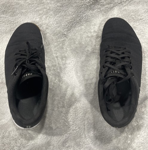 Nobull Unisex Gummi Trainer (Outwork) - Schwarz Weiß Gummi Größe 10 Herren 11,5 Damen - Bild 7 von 8