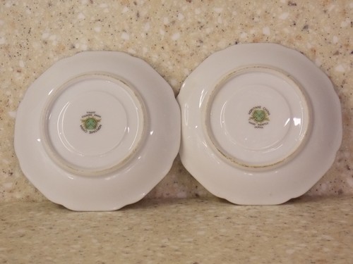 "NORITAKE" PORZELLAN HANDBEMALT PORZELLAN TASSE & UNTERTASSE SET 2 GEDECKE. JA. EIN PAAR! - Bild 6 von 9