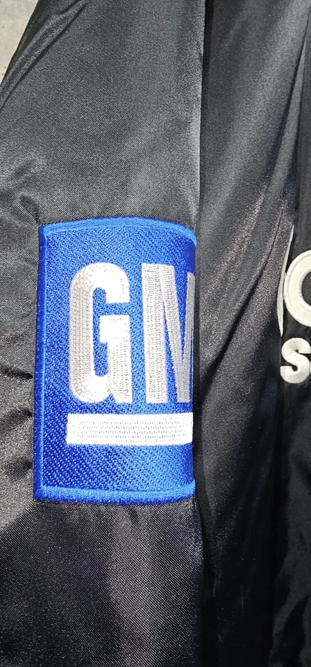 Jaqueta Vintage NASCAR Dale Earnhardt Cetim Graal Goodwrench Tamanho XXL Anos 90 Usada - Imagem 4 de 4