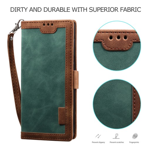 Vintage Leather Wallet Flip Case Phone Cover For Xiaomi Poco X2 11 Redmi K30 9a - Picture 8 of 18