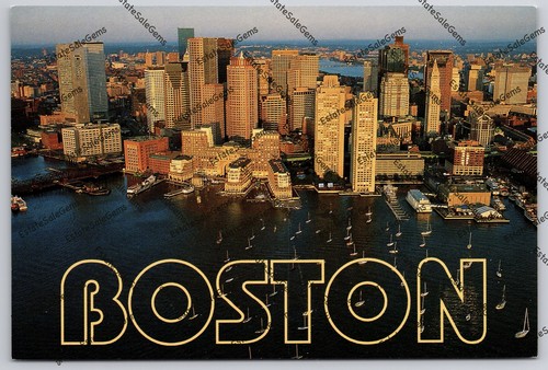 Vintage Postcard Boston