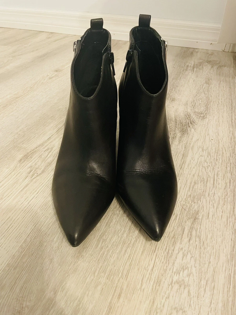 Marc Fisher Womens Size 6 Boots Ankle Booties Retta Leather