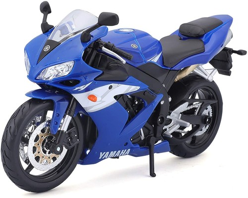 Maisto - Modelo Moto - Yamaha YZF-R1 (Azul, Escala 1:12) Miniatura Modelo