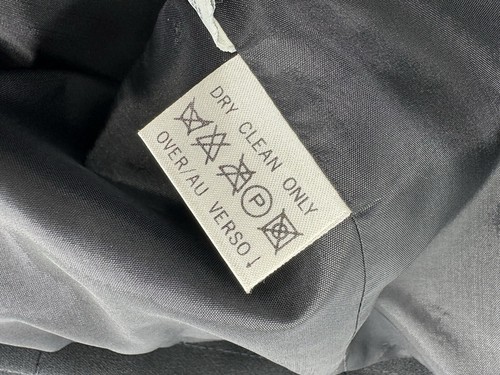 Vintage Liz Claiborne Collection schwarzer zweireihiger Blazer Schulterpolster Größe 14 - Bild 4 von 10