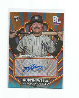 AUSTIN WELLS (Yankees) 2024 TOPPS BIG LEAGUES ROOKIE OPENING ACT