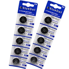 10 PCS Button Cell 3V CR2025 DL2025 Lithium Battery for scales calculators &more