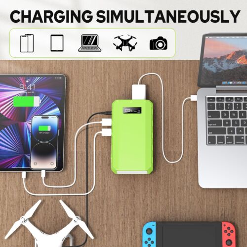 Kraftwerk mit Netzsteckdose, 65 W/110 V externer Akku Pack 24000mAh/88,8 Wh - Bild 2 von 9