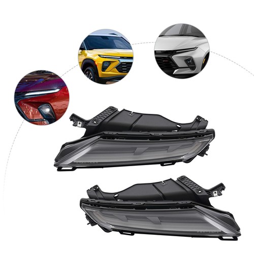 Pair For 2023-24 Chevy Blazer Upper LED Daytime Running Lights Fog Lights LH+RH - Foto 2 di 17