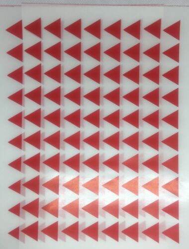 160 von 17x17x17 mm DREIECK AUFKLEBER Klebrig Papier Etikett kostenlos PP TS171717 - Bild 21 von 32