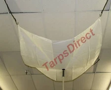 5' x 5' Heavy Duty Industrial Drain Tarp - Roof Ceiling Leak Diverter