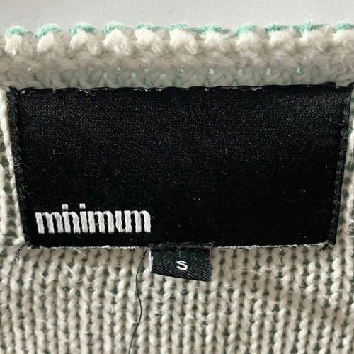 Minimum S Womens Nessa Blouse Sweater Sagebrush Scoop Neck - Picture 3 of 7