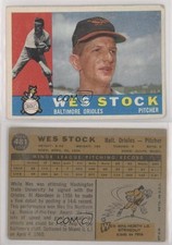 1960 Topps Wes Stock #481 Rookie RC