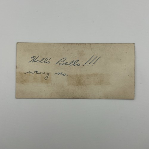 Vtg 1951 Raffle Ticket For Chevrolet Bel Air June 12, 1951 - Picture 4 of 4