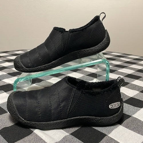 Zapatos sin cordones Keen Howser II negros acolchados de nailon forrados de vellón para mujer talla 7,5 - Imagen 4 de 15