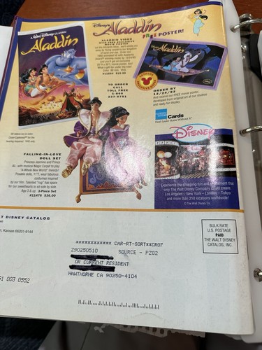 Revista The Disney Catalog Holiday 1993 - Imagen 2 de 2