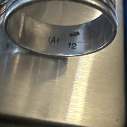 (2) Silver Men’s Rings Mexico 16.5 Grams - Picture 4 of 5