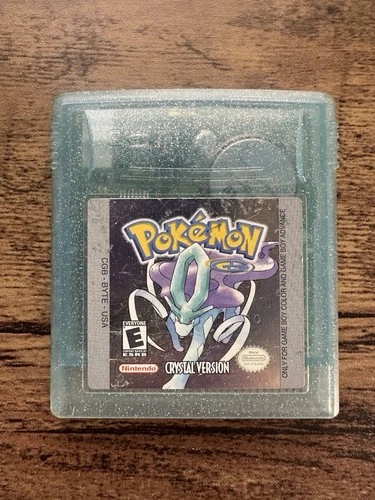 Pokemon Crystal Gameboy Color [Authentic ] GBC Cartridge Only. Works-Saves