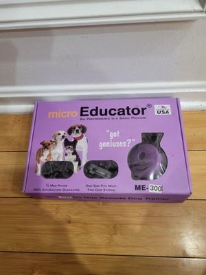Micro Educator ME-300 E-Collar Technologies Remote Dog Training System Purple