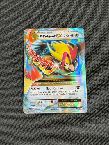 Pokemon 2016, Midgeot EX Holo, Rare, 65/108 (A)